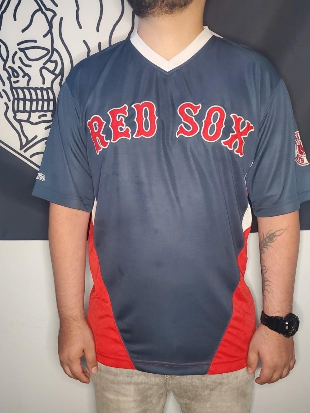 Stitches Boston Red Sox Jersey Tee